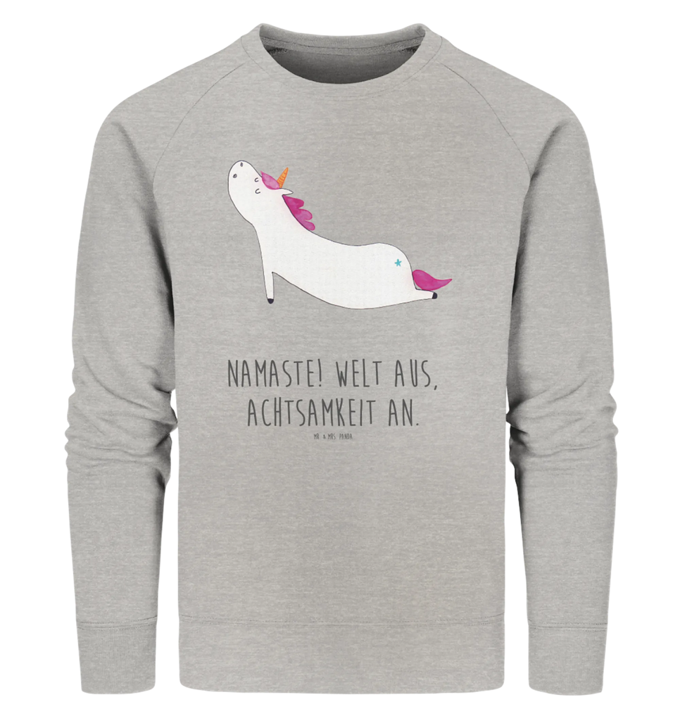 Organic Pullover Einhorn Yoga Pullover, Pullover Männer, Pullover Frauen, Sweatshirt, Sweatshirt Männer, Sweatshirt Frauen, Unisex, Einhorn, Einhörner, Einhorn Deko, Unicorn, Yoga, Namaste, Achtsamkeit, Entspannung, Joga, Yogamatte, Sport, lustig, witzig, süß