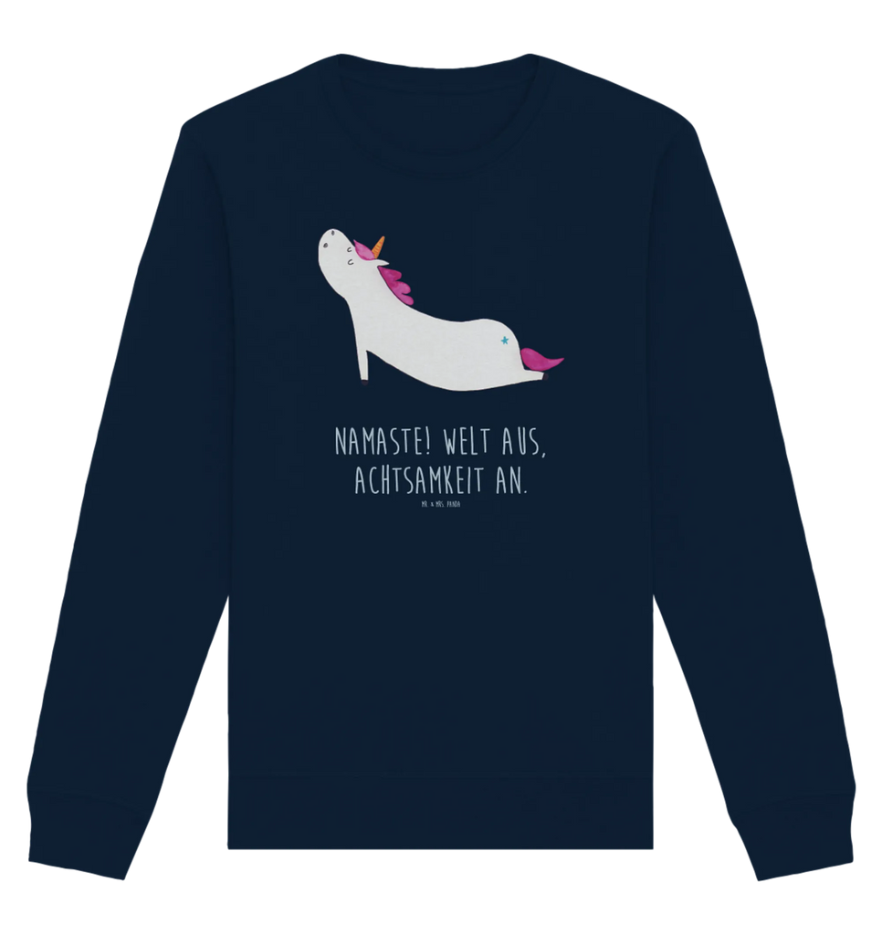 Organic Pullover Einhorn Yoga Pullover, Pullover Männer, Pullover Frauen, Sweatshirt, Sweatshirt Männer, Sweatshirt Frauen, Unisex, Einhorn, Einhörner, Einhorn Deko, Unicorn, Yoga, Namaste, Achtsamkeit, Entspannung, Joga, Yogamatte, Sport, lustig, witzig, süß