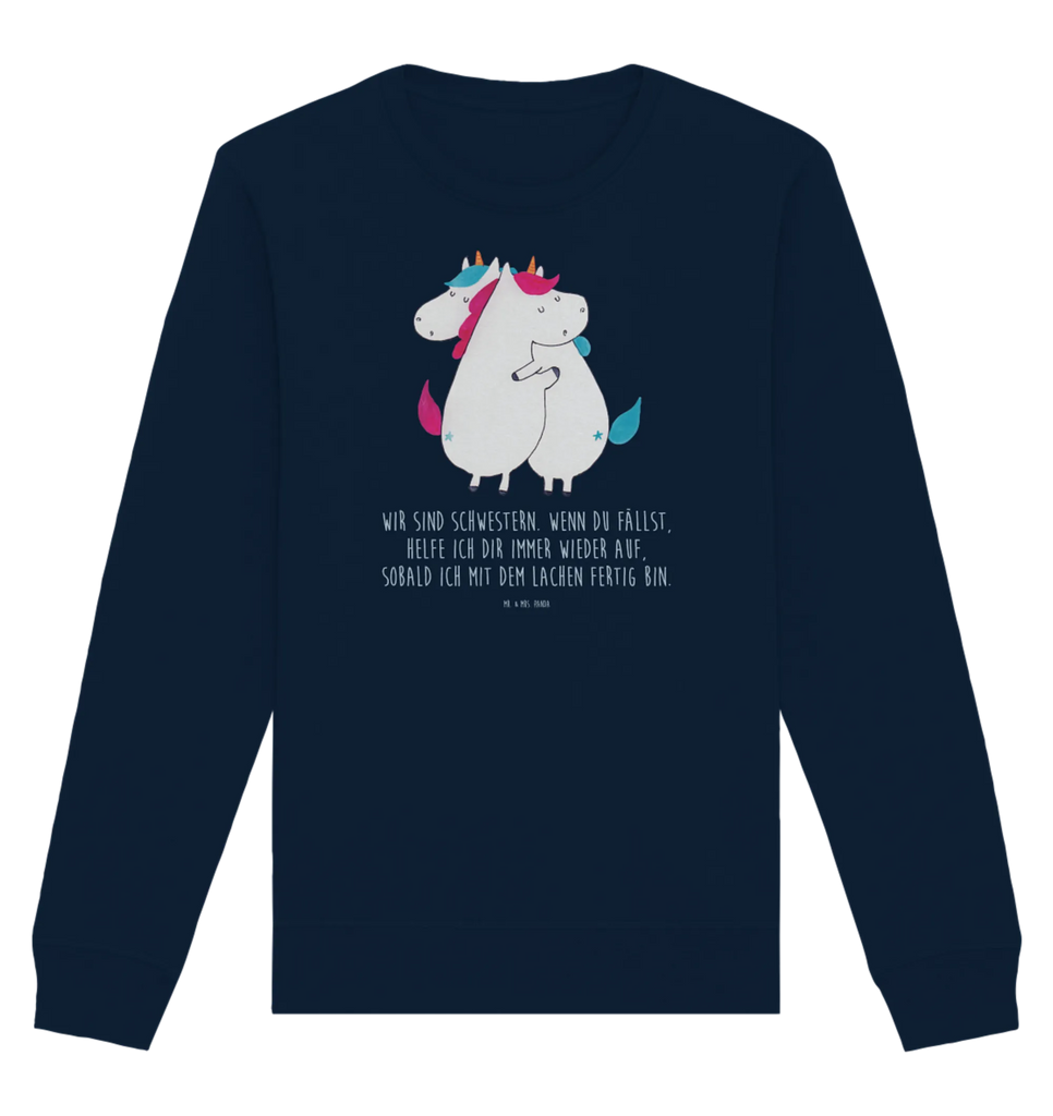 Organic Pullover Einhörner Umarmen Pullover, Pullover Männer, Pullover Frauen, Sweatshirt, Sweatshirt Männer, Sweatshirt Frauen, Unisex, Einhorn, Einhörner, Einhorn Deko, Pegasus, Unicorn, Freundinnen, Freundin, BFF, Schwester, Schwestern, Familie, Geschwister, Sister, Liebe