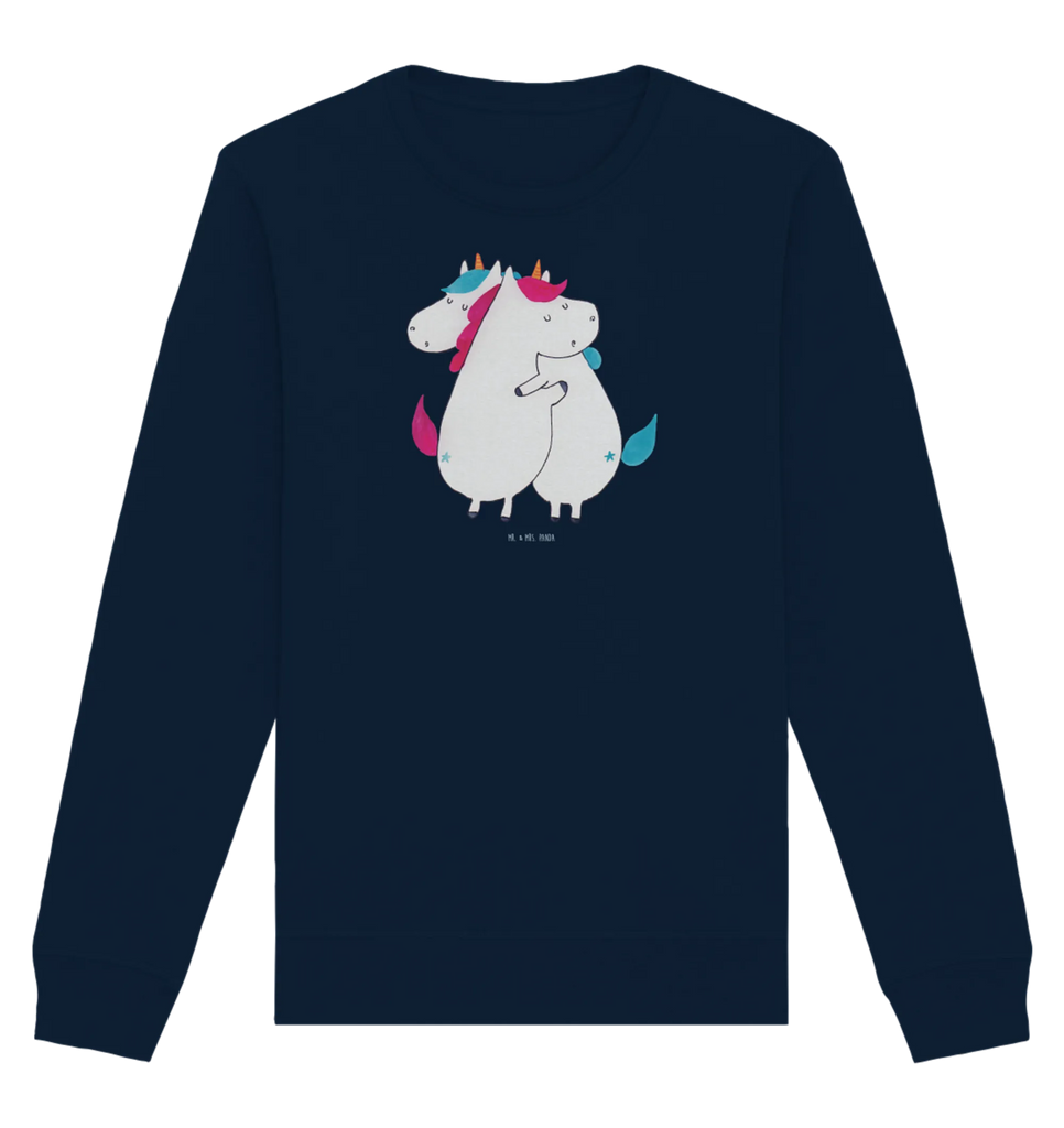 Organic Pullover Einhörner Umarmen Pullover, Pullover Männer, Pullover Frauen, Sweatshirt, Sweatshirt Männer, Sweatshirt Frauen, Unisex, Einhorn, Einhörner, Einhorn Deko, Pegasus, Unicorn, Freundinnen, Freundin, BFF, Schwester, Schwestern, Familie, Geschwister, Sister, Liebe