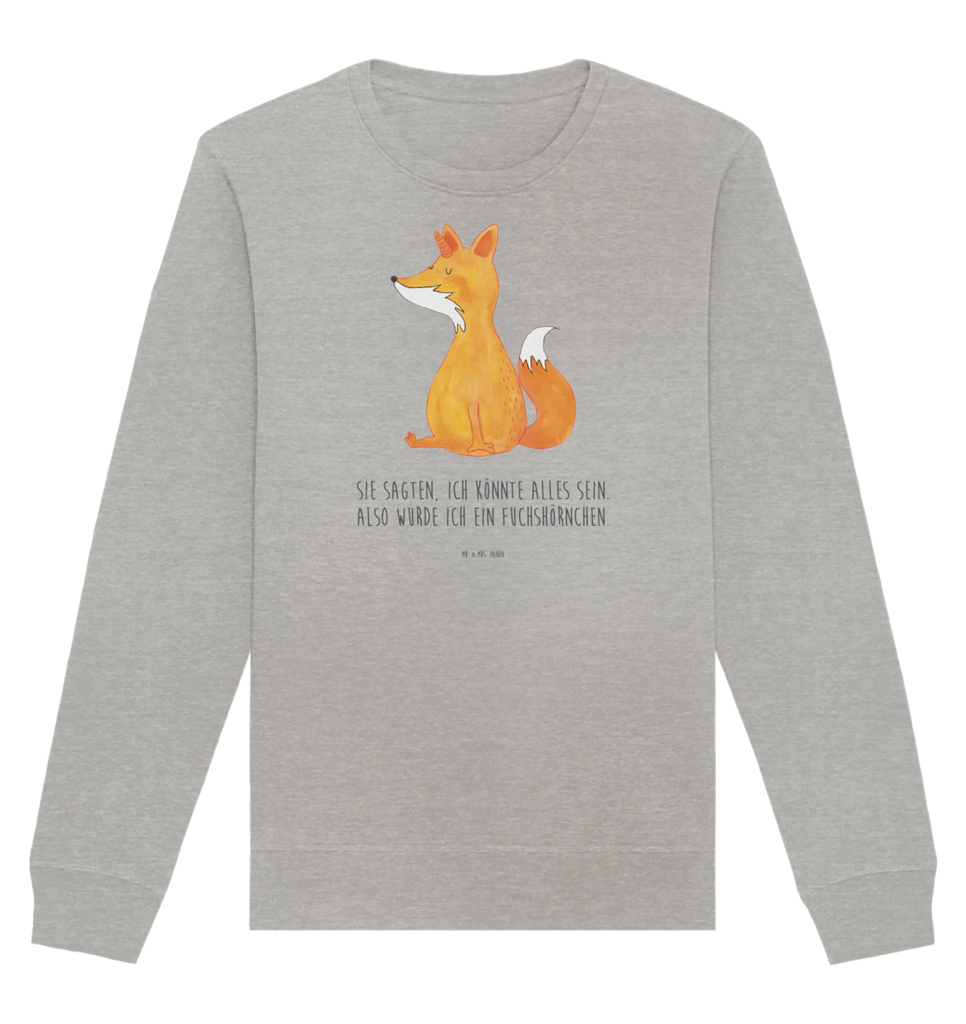 Organic Pullover Einhorn Fuchs Pullover, Pullover Männer, Pullover Frauen, Sweatshirt, Sweatshirt Männer, Sweatshirt Frauen, Unisex, Einhorn, Einhörner, Einhorn Deko, Unicorn, Fuchs, Unicorns, Fuchshörnchen, Fuchshorn, Foxycorn, Füchse