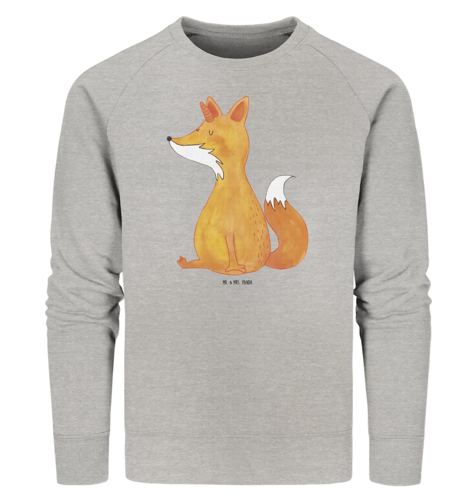 Organic Pullover Einhorn Fuchs Pullover, Pullover Männer, Pullover Frauen, Sweatshirt, Sweatshirt Männer, Sweatshirt Frauen, Unisex, Einhorn, Einhörner, Einhorn Deko, Unicorn, Fuchs, Unicorns, Fuchshörnchen, Fuchshorn, Foxycorn, Füchse