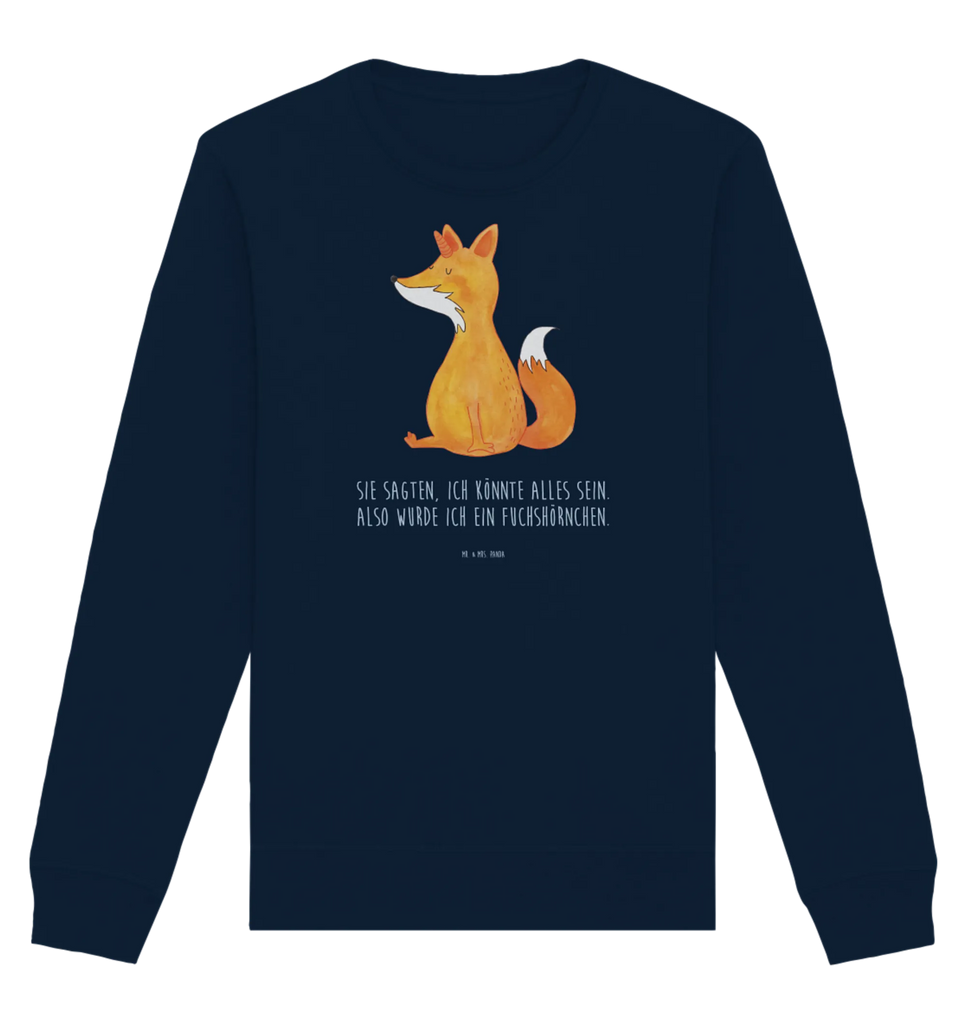 Organic Pullover Einhorn Fuchs Pullover, Pullover Männer, Pullover Frauen, Sweatshirt, Sweatshirt Männer, Sweatshirt Frauen, Unisex, Einhorn, Einhörner, Einhorn Deko, Unicorn, Fuchs, Unicorns, Fuchshörnchen, Fuchshorn, Foxycorn, Füchse