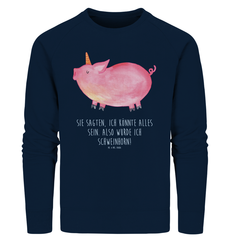 Organic Pullover Einhorn Schwein Pullover, Pullover Männer, Pullover Frauen, Sweatshirt, Sweatshirt Männer, Sweatshirt Frauen, Unisex, Einhorn, Einhörner, Einhorn Deko, Pegasus, Unicorn, Party, Spaß, Schwein, Schweinhorn, Bauer, witzig. lustig, Spruch, geschenk, Pig, Piggy, funny, english, englisch