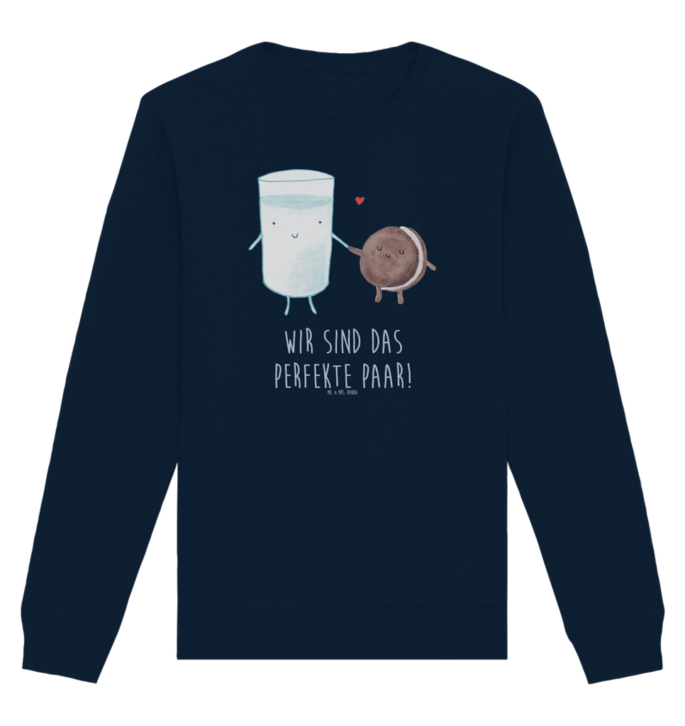 Organic Pullover Milch Keks Pullover, Pullover Männer, Pullover Frauen, Sweatshirt, Sweatshirt Männer, Sweatshirt Frauen, Unisex, Tiermotive, Gute Laune, lustige Sprüche, Tiere, Milk, Cookie, Milch, Keks, Kekse, Kaffee, Einladung Frühstück, Motiv süß, romantisch, perfektes Paar