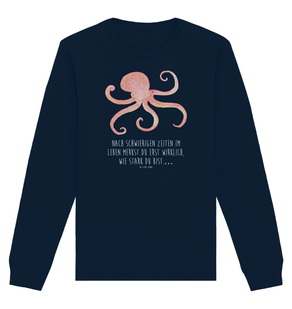 Organic Pullover Tintenfisch Pullover, Pullover Männer, Pullover Frauen, Sweatshirt, Sweatshirt Männer, Sweatshirt Frauen, Unisex, Tiermotive, Gute Laune, lustige Sprüche, Tiere, Meer, Meerestier, Krake, Tintenfisch, Arme, Wasser, Ozean