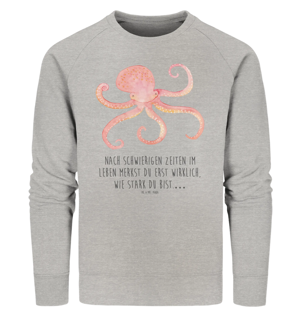 Organic Pullover Tintenfisch Pullover, Pullover Männer, Pullover Frauen, Sweatshirt, Sweatshirt Männer, Sweatshirt Frauen, Unisex, Tiermotive, Gute Laune, lustige Sprüche, Tiere, Meer, Meerestier, Krake, Tintenfisch, Arme, Wasser, Ozean