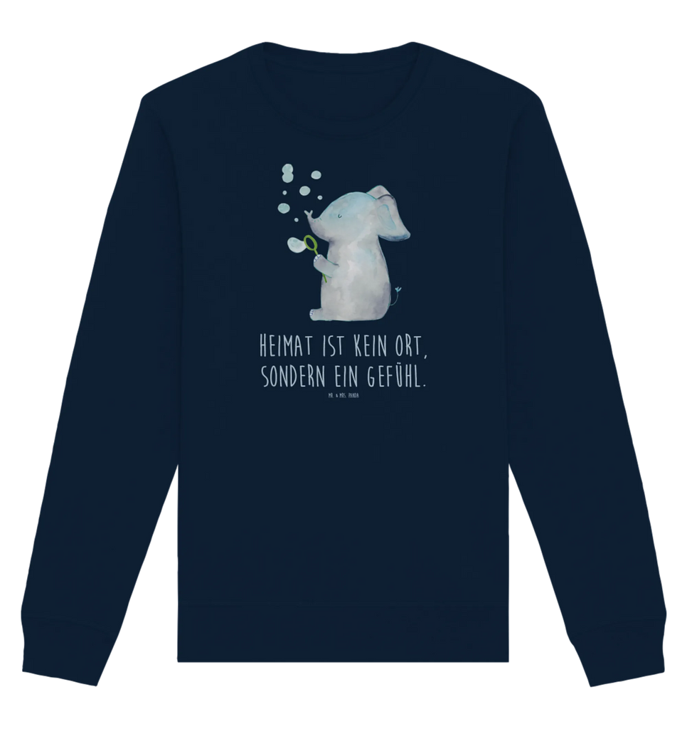 Organic Pullover Elefant Seifenblasen Pullover, Pullover Männer, Pullover Frauen, Sweatshirt, Sweatshirt Männer, Sweatshirt Frauen, Unisex, Tiermotive, Gute Laune, lustige Sprüche, Tiere, Elefant, Elefanten, Dickhäuter, Rüsseltier, Seifenblasen, Liebe, Heimat, Gefühl. Daheim, Liebesbeweis, Liebesspruch