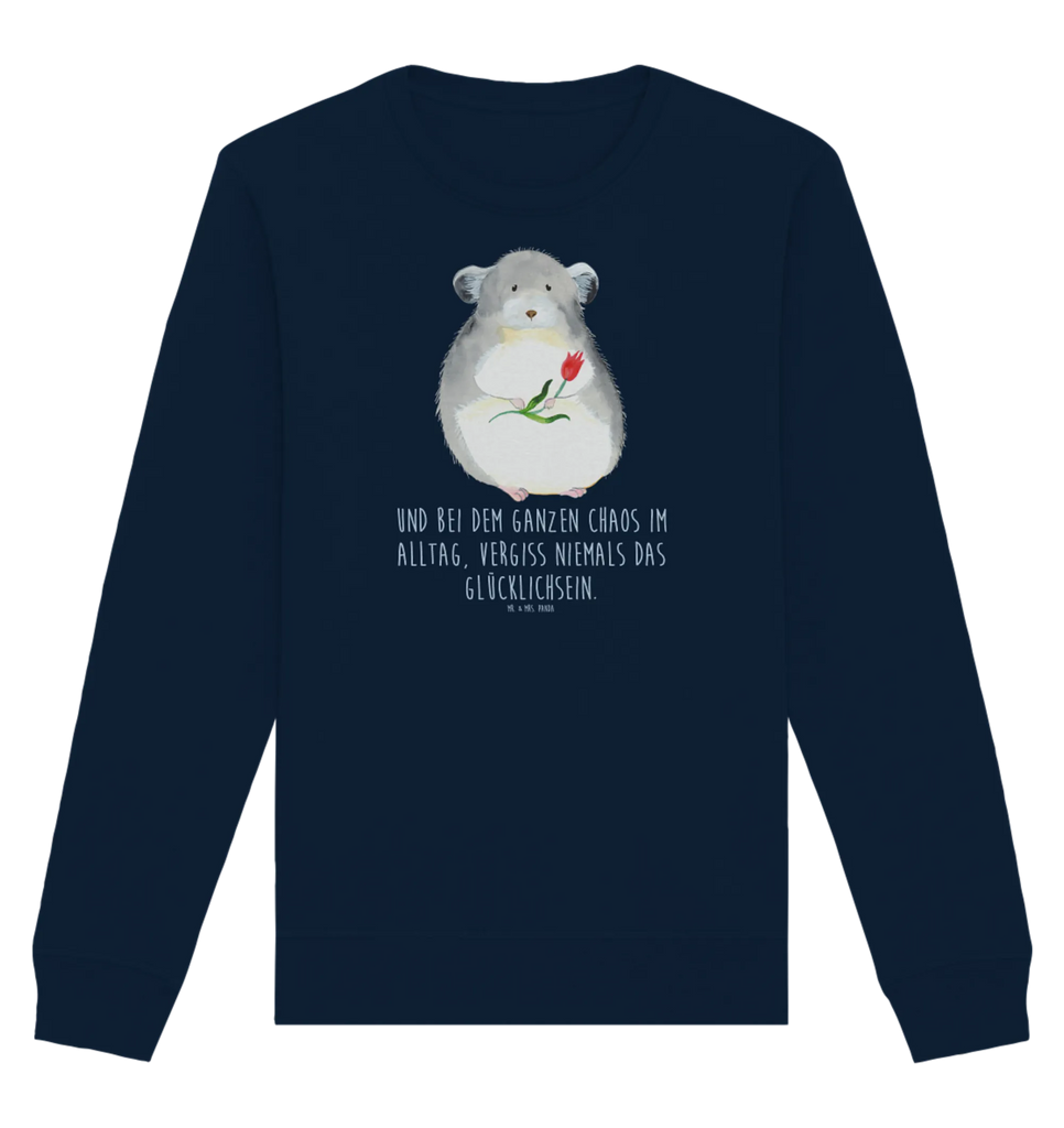 Organic Pullover Chinchilla Blume Pullover, Pullover Männer, Pullover Frauen, Sweatshirt, Sweatshirt Männer, Sweatshirt Frauen, Unisex, Tiermotive, Gute Laune, lustige Sprüche, Tiere, Chinchilla, Chinchillas, Liebeskummer, Kummer, Depressionen, traurig sein, Chaos, Glücklichsein, Büro, Büroalltag