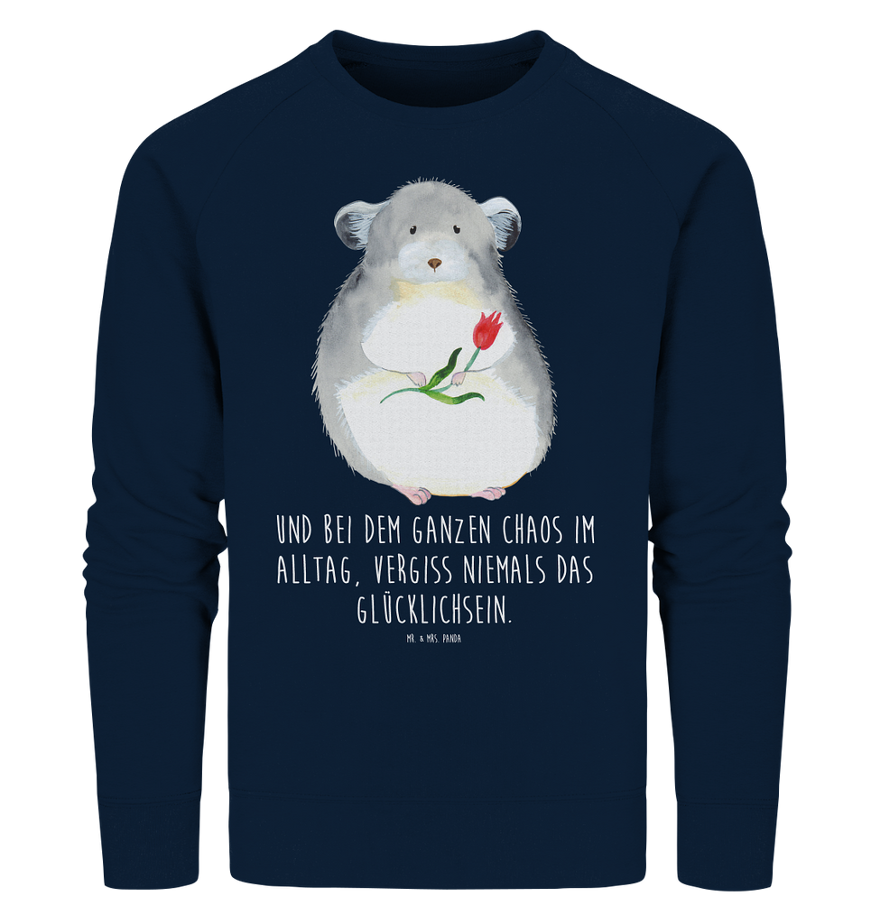 Organic Pullover Chinchilla Blume Pullover, Pullover Männer, Pullover Frauen, Sweatshirt, Sweatshirt Männer, Sweatshirt Frauen, Unisex, Tiermotive, Gute Laune, lustige Sprüche, Tiere, Chinchilla, Chinchillas, Liebeskummer, Kummer, Depressionen, traurig sein, Chaos, Glücklichsein, Büro, Büroalltag