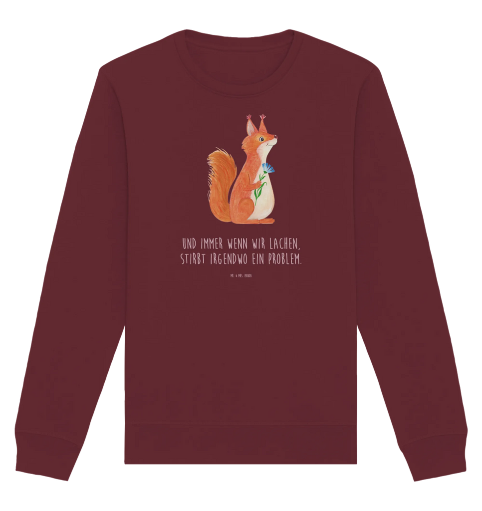 Organic Pullover Eichhörnchen Blume Pullover, Pullover Männer, Pullover Frauen, Sweatshirt, Sweatshirt Männer, Sweatshirt Frauen, Unisex, Tiermotive, Gute Laune, lustige Sprüche, Tiere, Eichhörnchen, Eichhorn, Spruch positiv, Lachen, Spaß, Motivation Sprüche, Motivation Bilder, glücklich Spruch, Spruch Deko