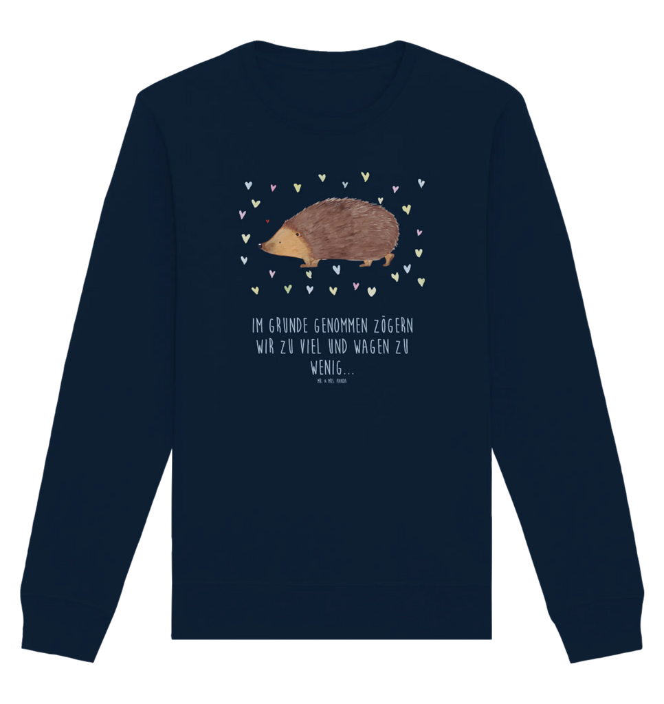 Organic Pullover Igel Herzen Pullover, Pullover Männer, Pullover Frauen, Sweatshirt, Sweatshirt Männer, Sweatshirt Frauen, Unisex, Tiermotive, Gute Laune, lustige Sprüche, Tiere, Liebe, Herz, Herzen, Igel, Vertrauen, Kuss, Leben