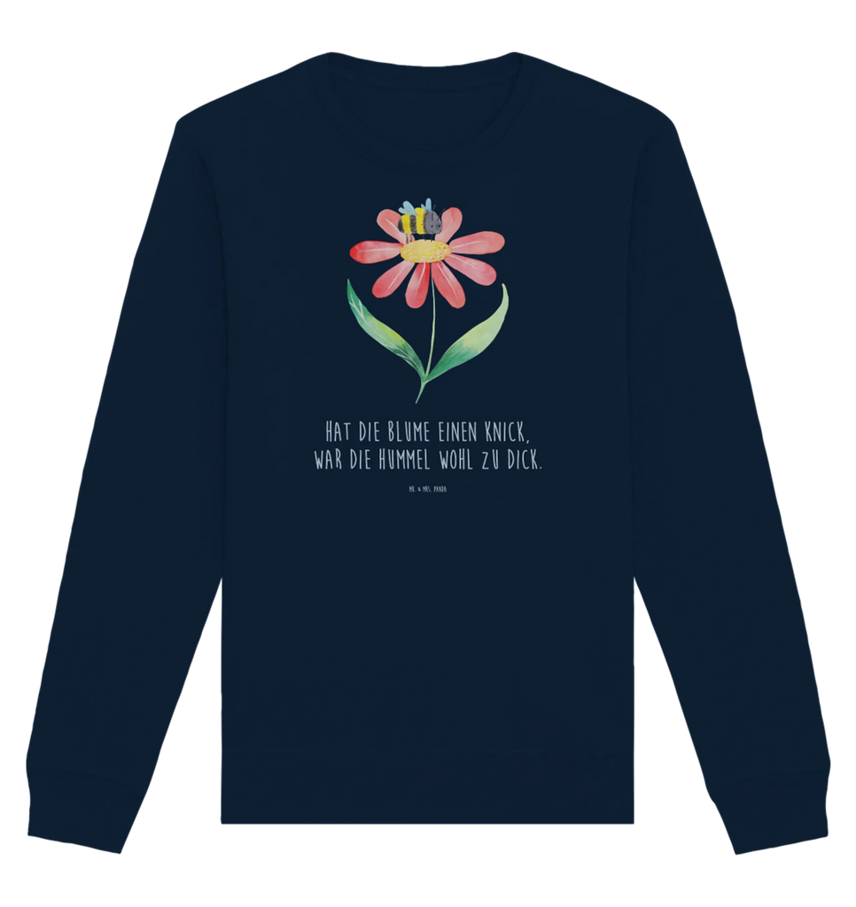 Organic Pullover Hummel Blume Pullover, Pullover Männer, Pullover Frauen, Sweatshirt, Sweatshirt Männer, Sweatshirt Frauen, Unisex, Tiermotive, Gute Laune, lustige Sprüche, Tiere, Hummel, Blume, Wespe, Flauschig, Natur, Feld, Hummeln, Biene