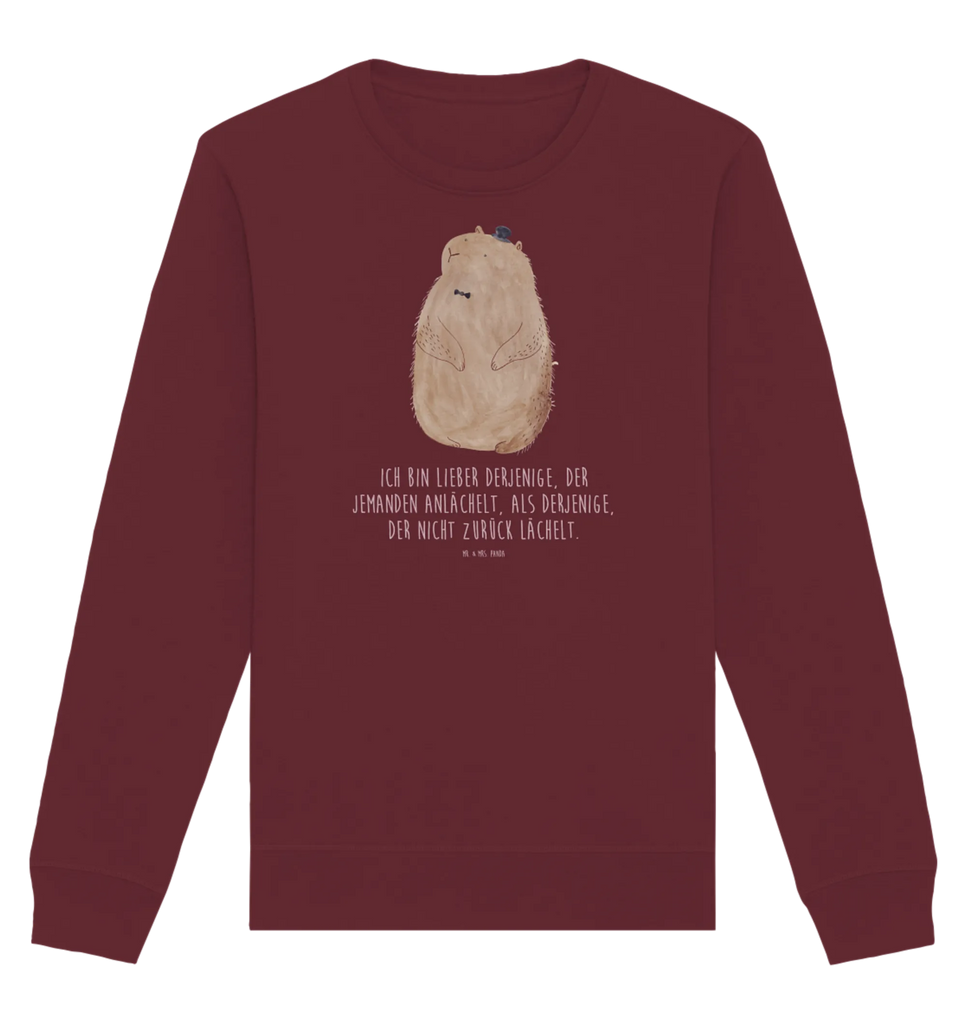 Organic Pullover Murmeltier Pullover, Pullover Männer, Pullover Frauen, Sweatshirt, Sweatshirt Männer, Sweatshirt Frauen, Unisex, Tiermotive, Gute Laune, lustige Sprüche, Tiere, Murmeltier, Knigge, Fröhlichkeit, Freundlichkeit, Respekt, Anstand