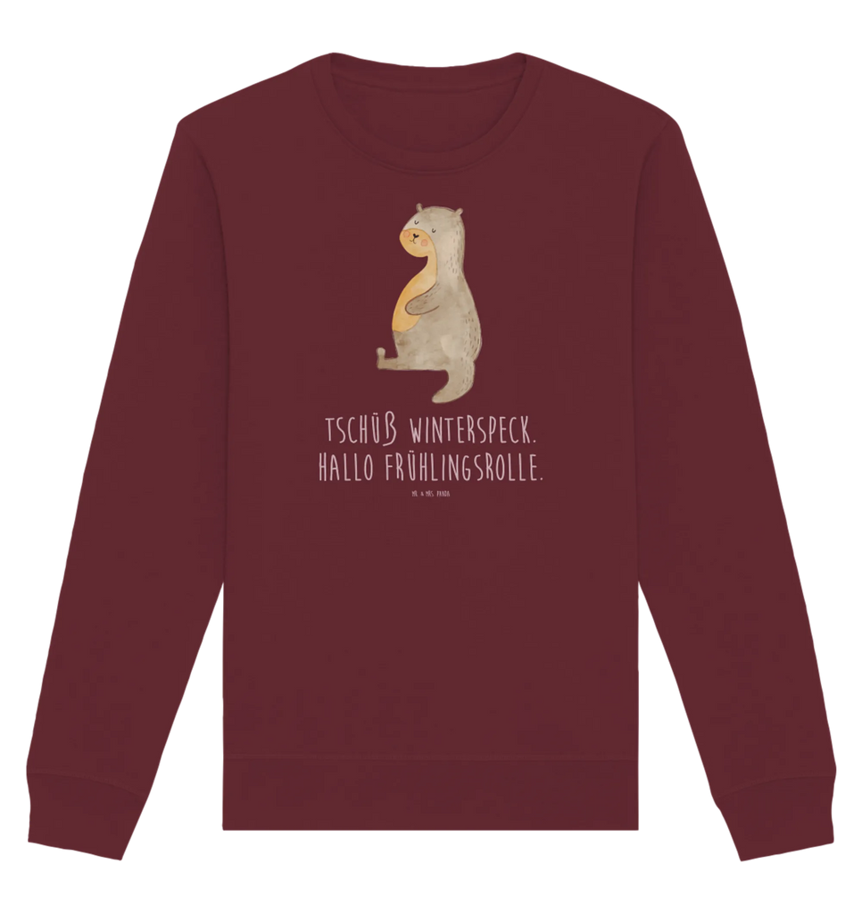 Organic Pullover Otter Bauch Pullover, Pullover Männer, Pullover Frauen, Sweatshirt, Sweatshirt Männer, Sweatshirt Frauen, Unisex, Otter, Fischotter, Seeotter, Otter Seeotter See Otter