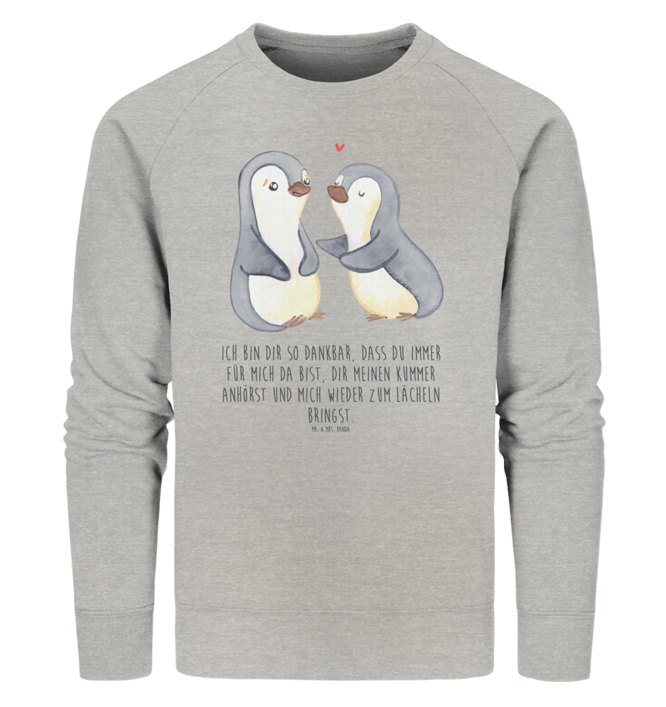 Organic Pullover Pinguine trösten Pullover, Pullover Männer, Pullover Frauen, Sweatshirt, Sweatshirt Männer, Sweatshirt Frauen, Unisex, Liebe, Partner, Freund, Freundin, Ehemann, Ehefrau, Heiraten, Verlobung, Heiratsantrag, Liebesgeschenk, Jahrestag, Hocheitstag, Valentinstag, Geschenk für Frauen, Hochzeitstag, Mitbringsel, Geschenk für Freundin, Geschenk für Partner, Liebesbeweis, für Männer, für Ehemann