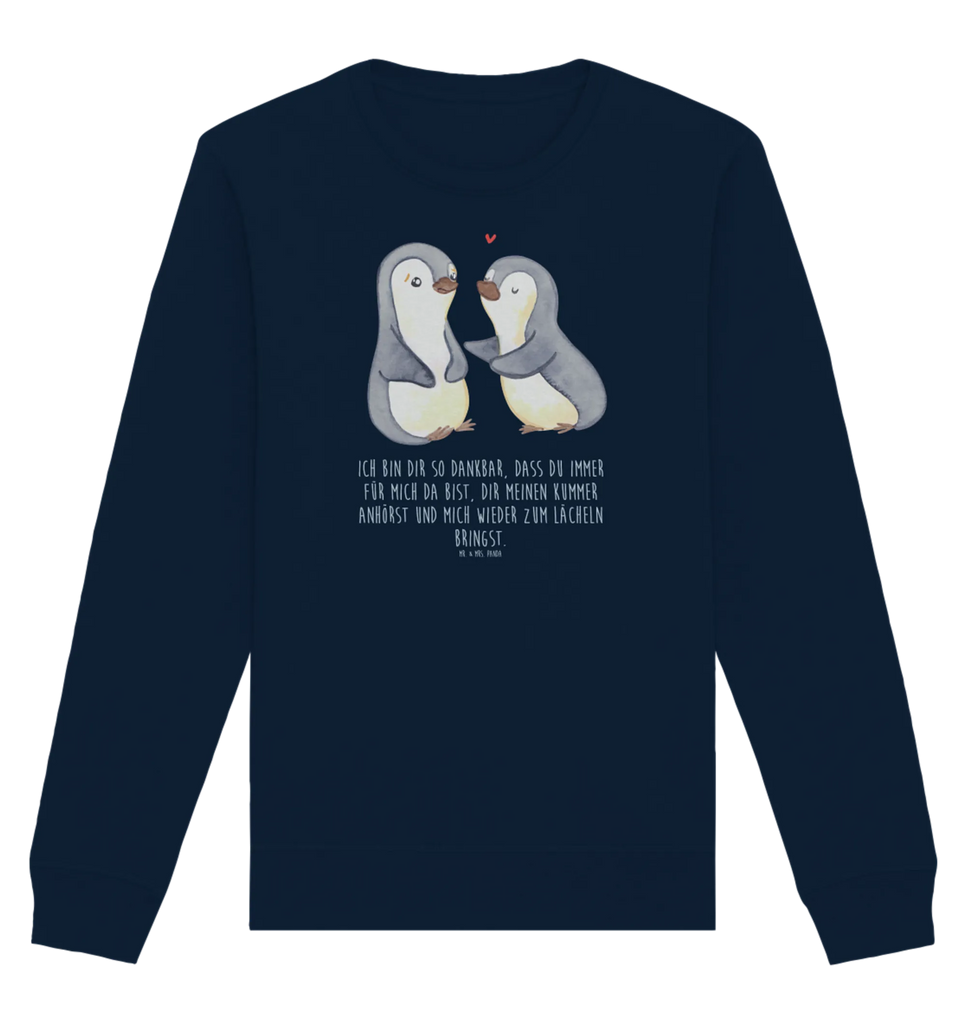 Organic Pullover Pinguine trösten Pullover, Pullover Männer, Pullover Frauen, Sweatshirt, Sweatshirt Männer, Sweatshirt Frauen, Unisex, Liebe, Partner, Freund, Freundin, Ehemann, Ehefrau, Heiraten, Verlobung, Heiratsantrag, Liebesgeschenk, Jahrestag, Hocheitstag, Valentinstag, Geschenk für Frauen, Hochzeitstag, Mitbringsel, Geschenk für Freundin, Geschenk für Partner, Liebesbeweis, für Männer, für Ehemann