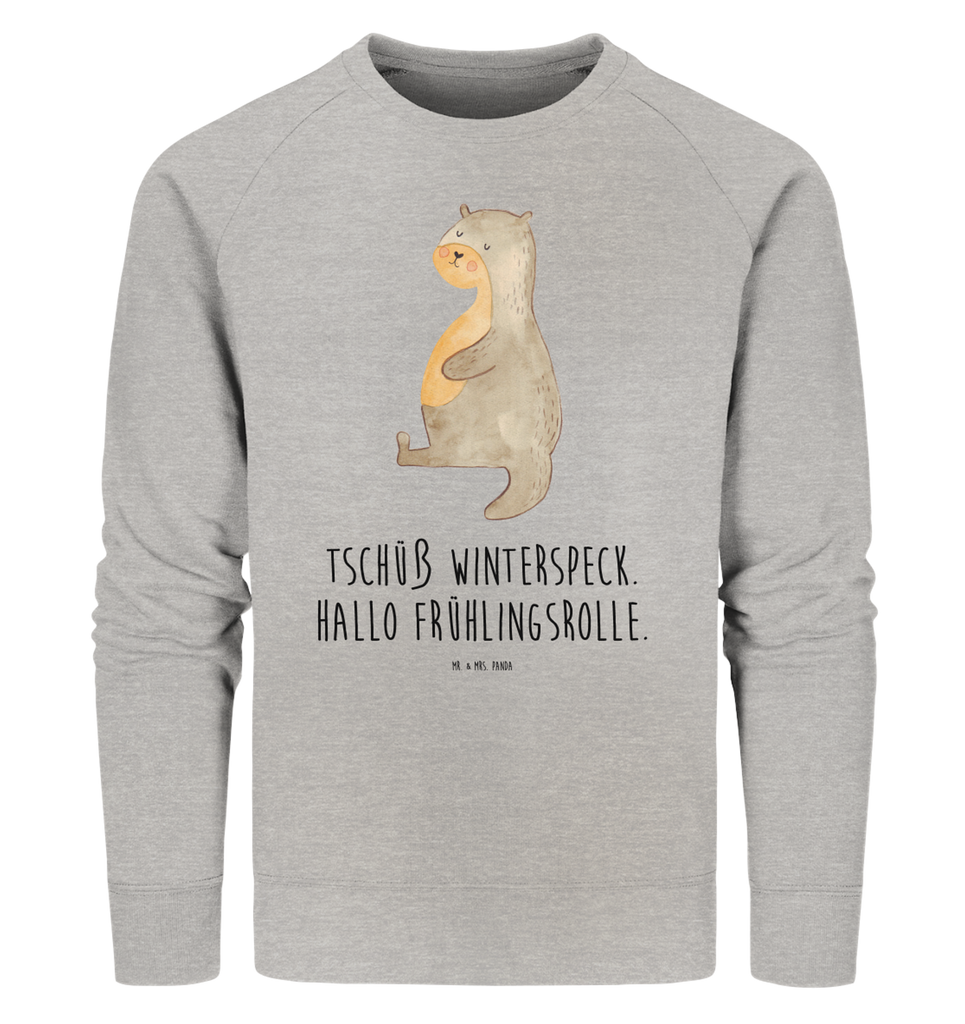 Organic Pullover Otter Bauch Pullover, Pullover Männer, Pullover Frauen, Sweatshirt, Sweatshirt Männer, Sweatshirt Frauen, Unisex, Otter, Fischotter, Seeotter, Otter Seeotter See Otter