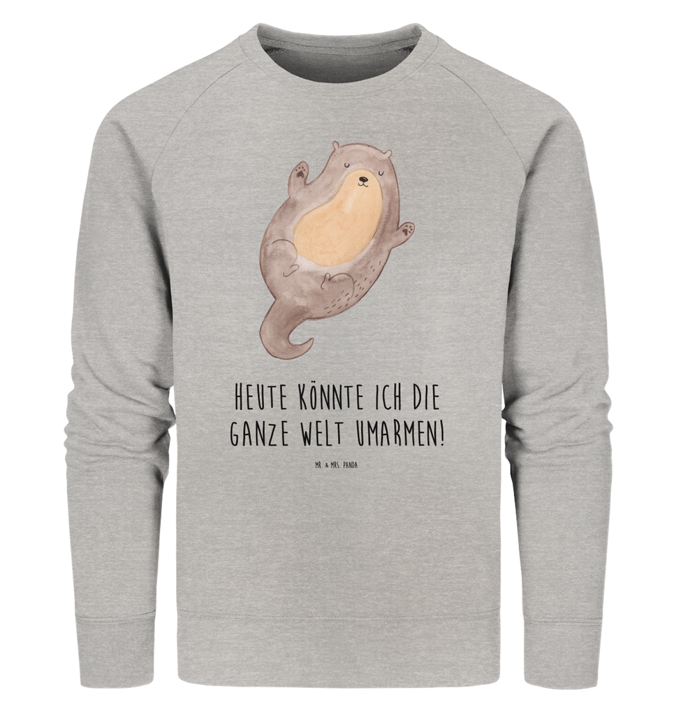 Organic Pullover Otter Umarmen Pullover, Pullover Männer, Pullover Frauen, Sweatshirt, Sweatshirt Männer, Sweatshirt Frauen, Unisex, Otter, Fischotter, Seeotter, Otter Seeotter See Otter