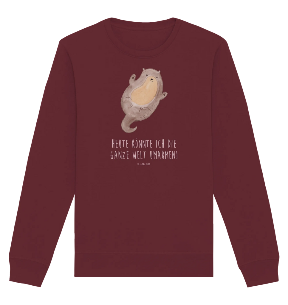 Organic Pullover Otter Umarmen Pullover, Pullover Männer, Pullover Frauen, Sweatshirt, Sweatshirt Männer, Sweatshirt Frauen, Unisex, Otter, Fischotter, Seeotter, Otter Seeotter See Otter