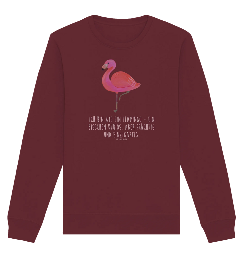 Organic Pullover Flamingo Classic Pullover, Pullover Männer, Pullover Frauen, Sweatshirt, Sweatshirt Männer, Sweatshirt Frauen, Unisex, Flamingo, Einzigartig, Selbstliebe, Stolz, ich, für mich, Spruch, Freundin, Freundinnen, Außenseiter, Sohn, Tochter, Geschwister