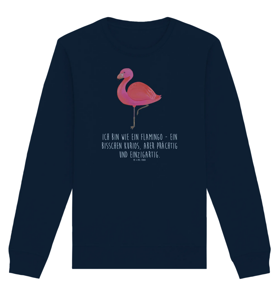 Organic Pullover Flamingo Classic Pullover, Pullover Männer, Pullover Frauen, Sweatshirt, Sweatshirt Männer, Sweatshirt Frauen, Unisex, Flamingo, Einzigartig, Selbstliebe, Stolz, ich, für mich, Spruch, Freundin, Freundinnen, Außenseiter, Sohn, Tochter, Geschwister