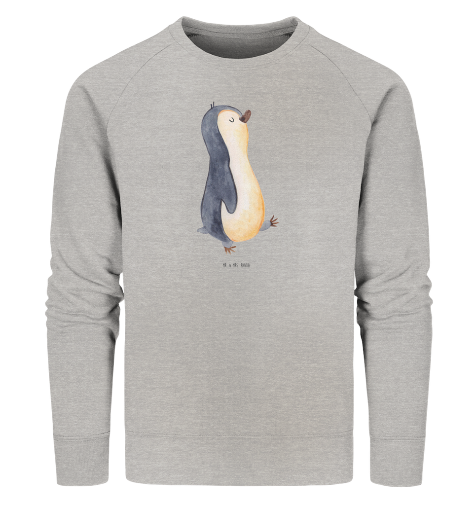 Organic Pullover Pinguin marschieren Pullover, Pullover Männer, Pullover Frauen, Sweatshirt, Sweatshirt Männer, Sweatshirt Frauen, Unisex, Pinguin, Pinguine, Frühaufsteher, Langschläfer, Bruder, Schwester, Familie