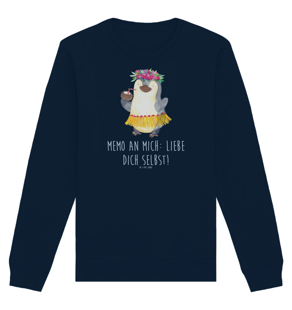 Organic Pullover Pinguin Kokosnuss Pullover, Pullover Männer, Pullover Frauen, Sweatshirt, Sweatshirt Männer, Sweatshirt Frauen, Unisex, Pinguin, Aloha, Hawaii, Urlaub, Kokosnuss, Pinguine