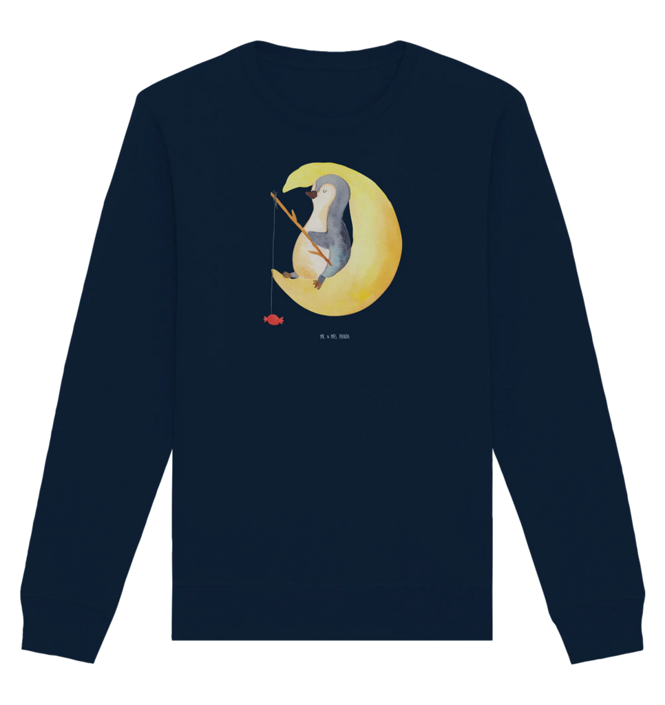 Organic Pullover Pinguin Mond Pullover, Pullover Männer, Pullover Frauen, Sweatshirt, Sweatshirt Männer, Sweatshirt Frauen, Unisex, Pinguin, Pinguine, Spruch, schlafen, Nachtruhe, Einschlafen, Schlafzimmer, Schlafstörungen, Gästezimmer