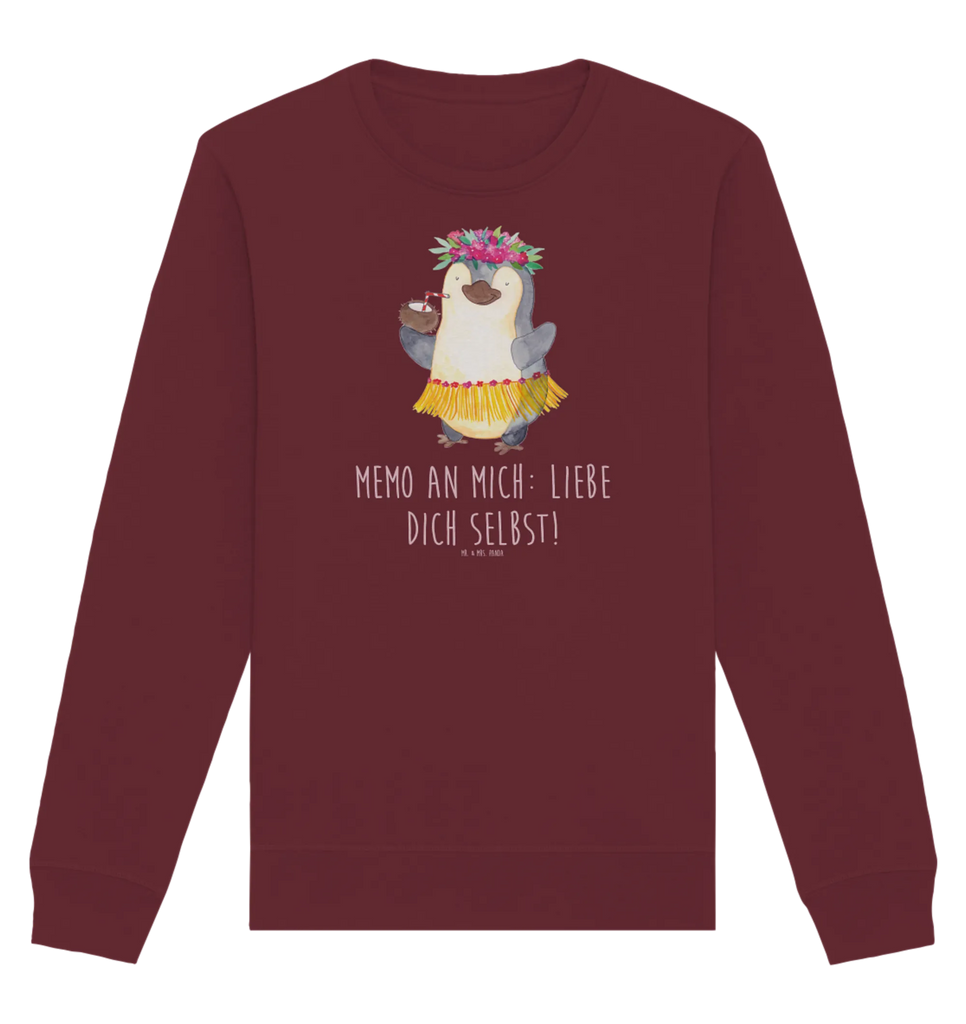 Organic Pullover Pinguin Kokosnuss Pullover, Pullover Männer, Pullover Frauen, Sweatshirt, Sweatshirt Männer, Sweatshirt Frauen, Unisex, Pinguin, Aloha, Hawaii, Urlaub, Kokosnuss, Pinguine