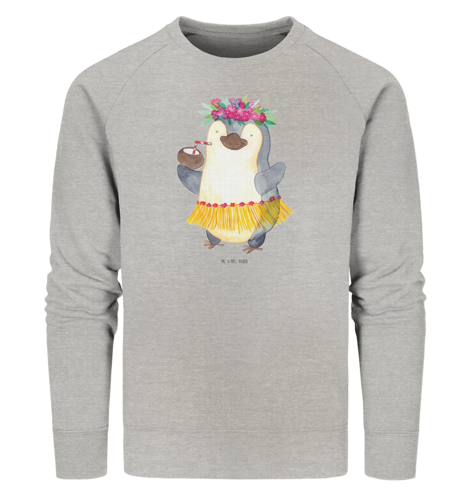 Organic Pullover Pinguin Kokosnuss Pullover, Pullover Männer, Pullover Frauen, Sweatshirt, Sweatshirt Männer, Sweatshirt Frauen, Unisex, Pinguin, Aloha, Hawaii, Urlaub, Kokosnuss, Pinguine