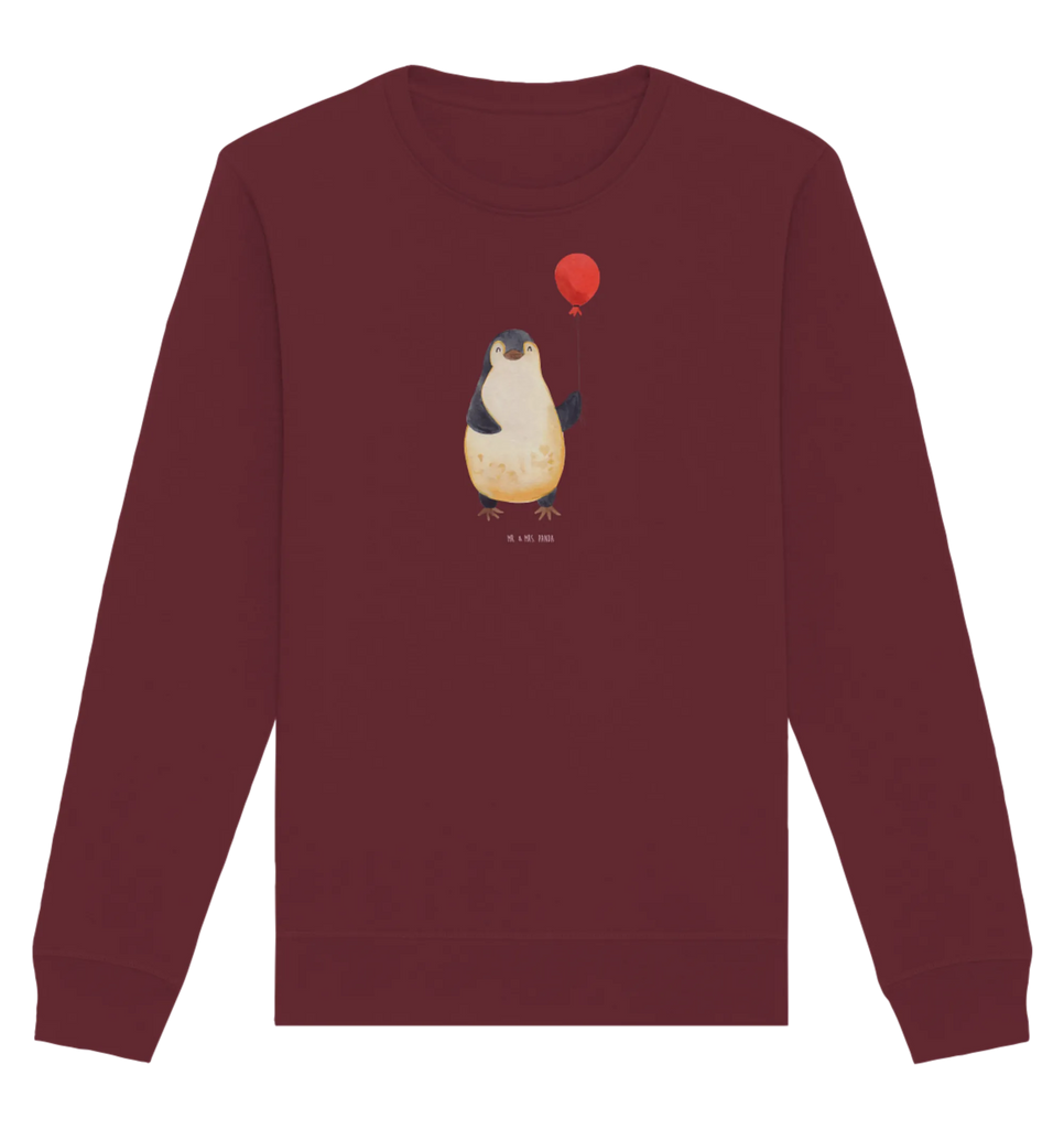 Organic Pullover Pinguin Luftballon Pullover, Pullover Männer, Pullover Frauen, Sweatshirt, Sweatshirt Männer, Sweatshirt Frauen, Unisex, Pinguin, Pinguine, Luftballon, Tagträume, Lebenslust, Geschenk Freundin, Geschenkidee, beste Freundin, Motivation, Neustart, neues Leben, Liebe, Glück