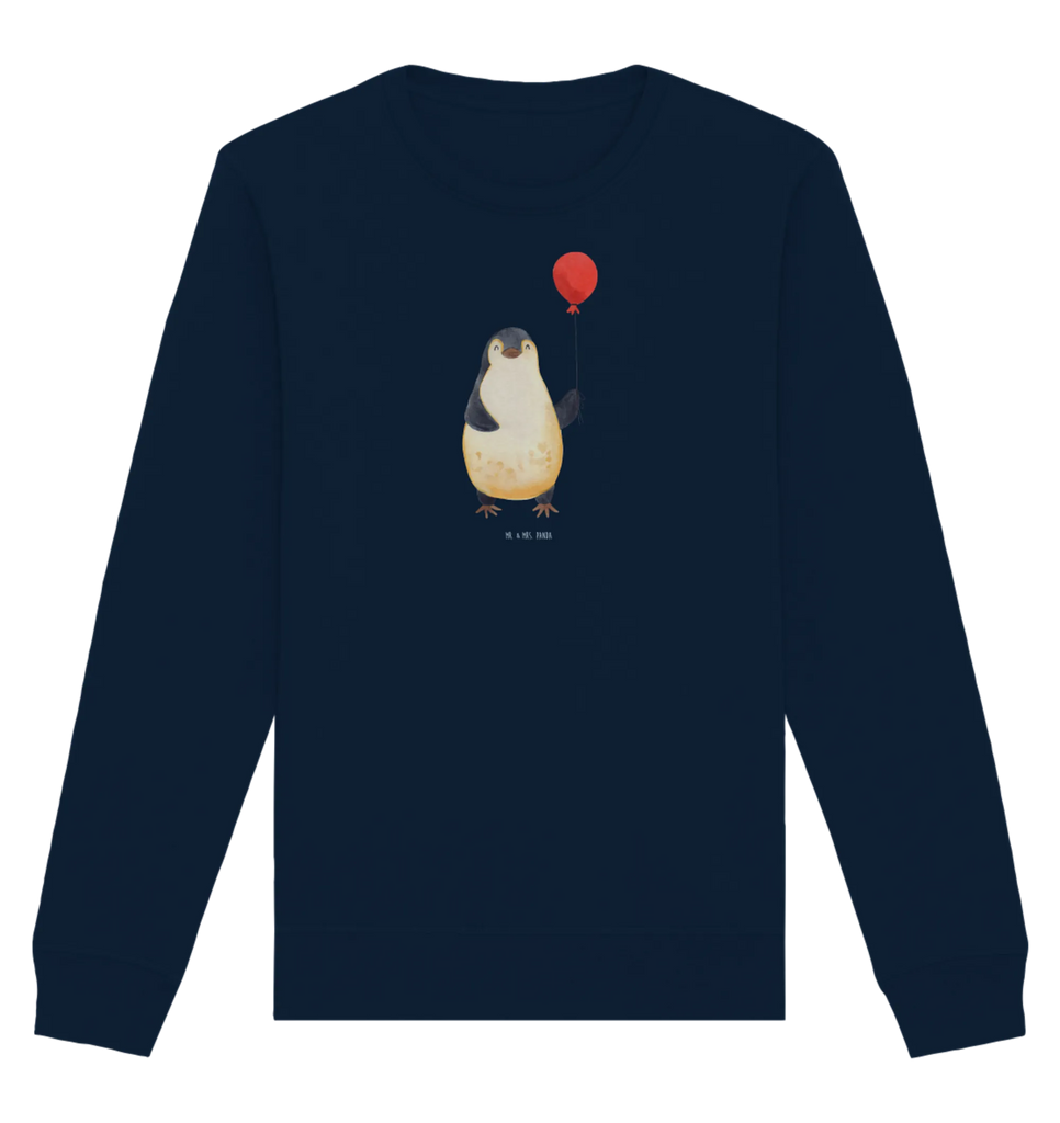 Organic Pullover Pinguin Luftballon Pullover, Pullover Männer, Pullover Frauen, Sweatshirt, Sweatshirt Männer, Sweatshirt Frauen, Unisex, Pinguin, Pinguine, Luftballon, Tagträume, Lebenslust, Geschenk Freundin, Geschenkidee, beste Freundin, Motivation, Neustart, neues Leben, Liebe, Glück