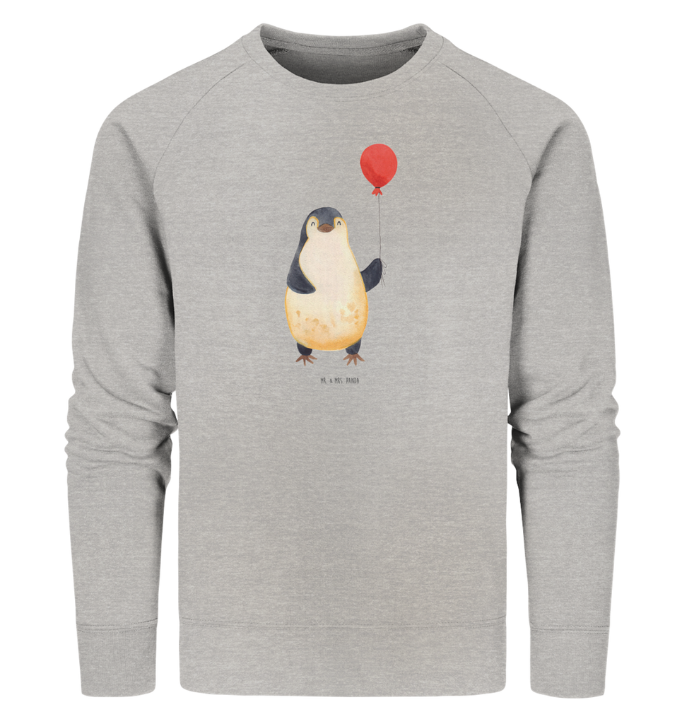 Organic Pullover Pinguin Luftballon Pullover, Pullover Männer, Pullover Frauen, Sweatshirt, Sweatshirt Männer, Sweatshirt Frauen, Unisex, Pinguin, Pinguine, Luftballon, Tagträume, Lebenslust, Geschenk Freundin, Geschenkidee, beste Freundin, Motivation, Neustart, neues Leben, Liebe, Glück