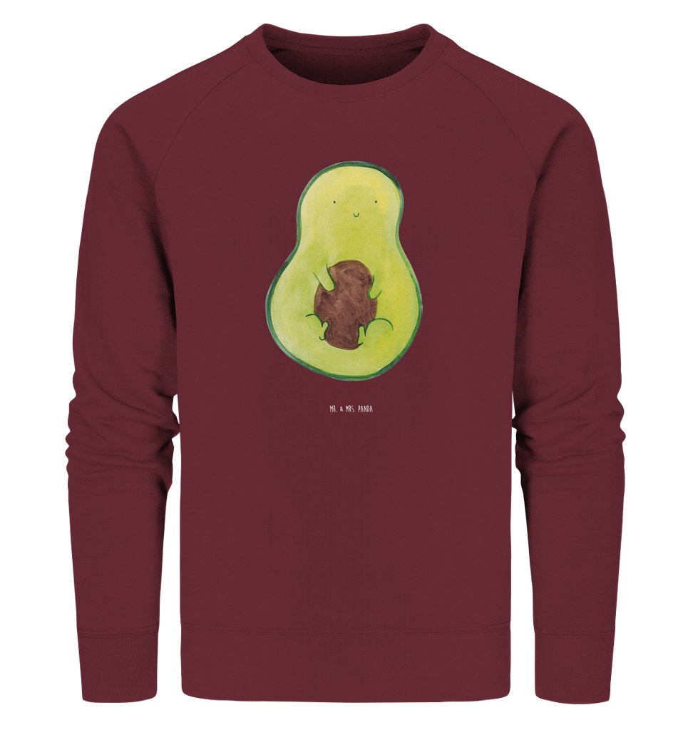 Organic Pullover Avocado Kern Pullover, Pullover Männer, Pullover Frauen, Sweatshirt, Sweatshirt Männer, Sweatshirt Frauen, Unisex, Avocado, Veggie, Vegan, Gesund, Avokado, Avocadokern, Kern, Pflanze, Spruch Leben