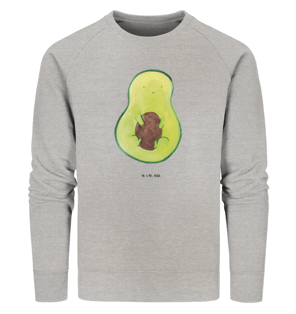 Organic Pullover Avocado Kern Pullover, Pullover Männer, Pullover Frauen, Sweatshirt, Sweatshirt Männer, Sweatshirt Frauen, Unisex, Avocado, Veggie, Vegan, Gesund, Avokado, Avocadokern, Kern, Pflanze, Spruch Leben