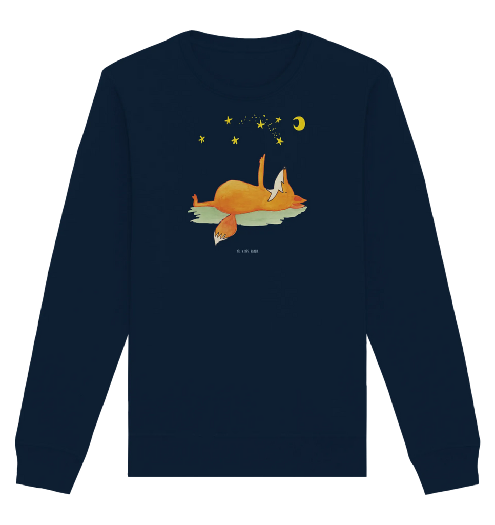 Organic Pullover Fuchs Sterne Pullover, Pullover Männer, Pullover Frauen, Sweatshirt, Sweatshirt Männer, Sweatshirt Frauen, Unisex, Fuchs, Füchse, tröstende Worte, Spruch positiv, Spruch schön, Romantik, Always Look on the Bright Side of Life