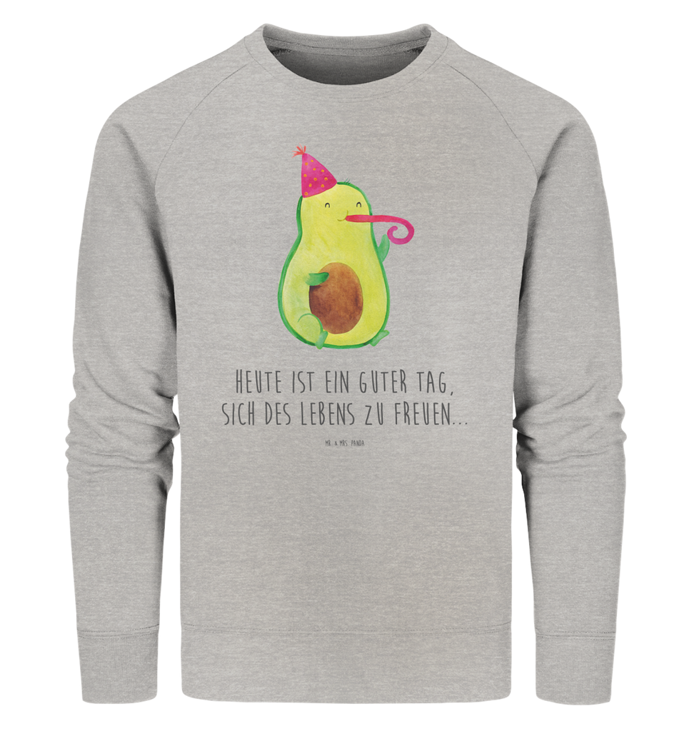 Organic Pullover Avocado Feier Pullover, Pullover Männer, Pullover Frauen, Sweatshirt, Sweatshirt Männer, Sweatshirt Frauen, Unisex, Avocado, Veggie, Vegan, Gesund, Party, Feierlichkeit, Feier, Fete, Geburtstag, Gute Laune, Tröte