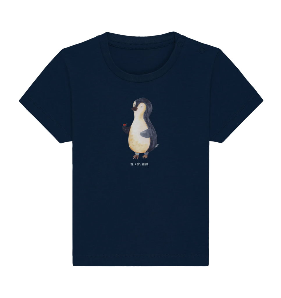 Organic Baby Shirt Pinguin Marienkäfer Baby T-Shirt, Jungen Baby T-Shirt, Mädchen Baby T-Shirt, Shirt, Pinguin, Pinguine, Marienkäfer, Liebe, Wunder, Glück, Freude, Lebensfreude