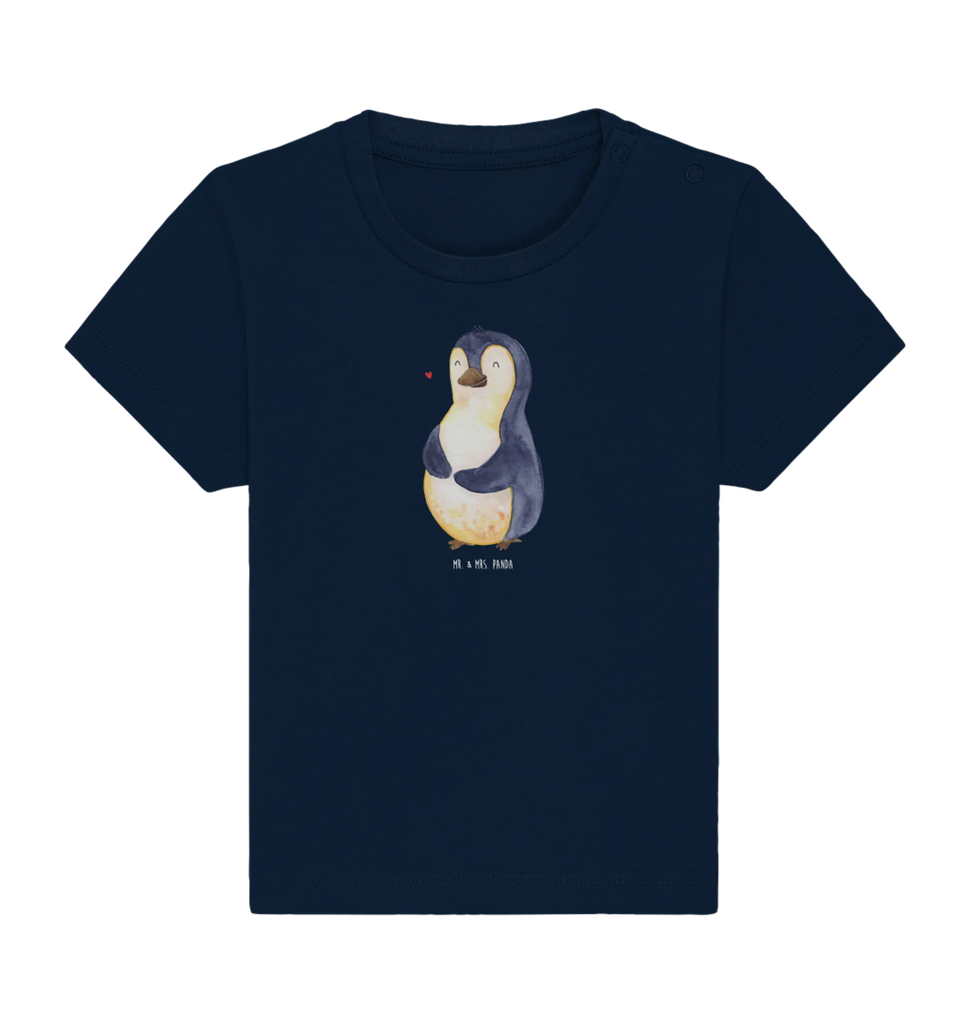 Organic Baby Shirt Pinguin Diät Baby T-Shirt, Jungen Baby T-Shirt, Mädchen Baby T-Shirt, Shirt, Pinguin, Pinguine, Diät, Abnehmen, Abspecken, Gewicht, Motivation, Selbstliebe, Körperliebe, Selbstrespekt