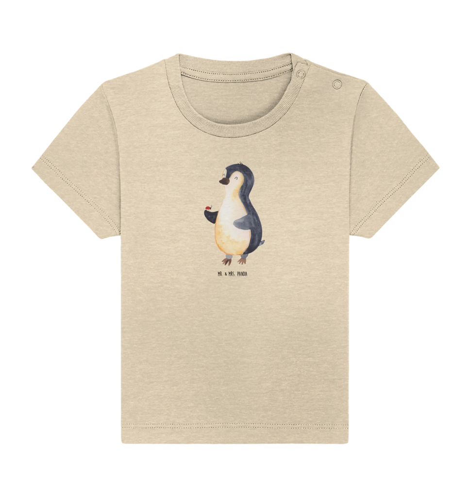 Organic Baby Shirt Pinguin Marienkäfer Baby T-Shirt, Jungen Baby T-Shirt, Mädchen Baby T-Shirt, Shirt, Pinguin, Pinguine, Marienkäfer, Liebe, Wunder, Glück, Freude, Lebensfreude