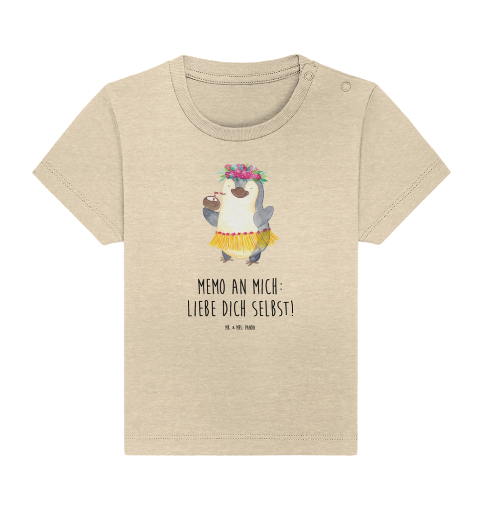 Organic Baby Shirt Pinguin Kokosnuss Baby T-Shirt, Jungen Baby T-Shirt, Mädchen Baby T-Shirt, Shirt, Pinguin, Aloha, Hawaii, Urlaub, Kokosnuss, Pinguine