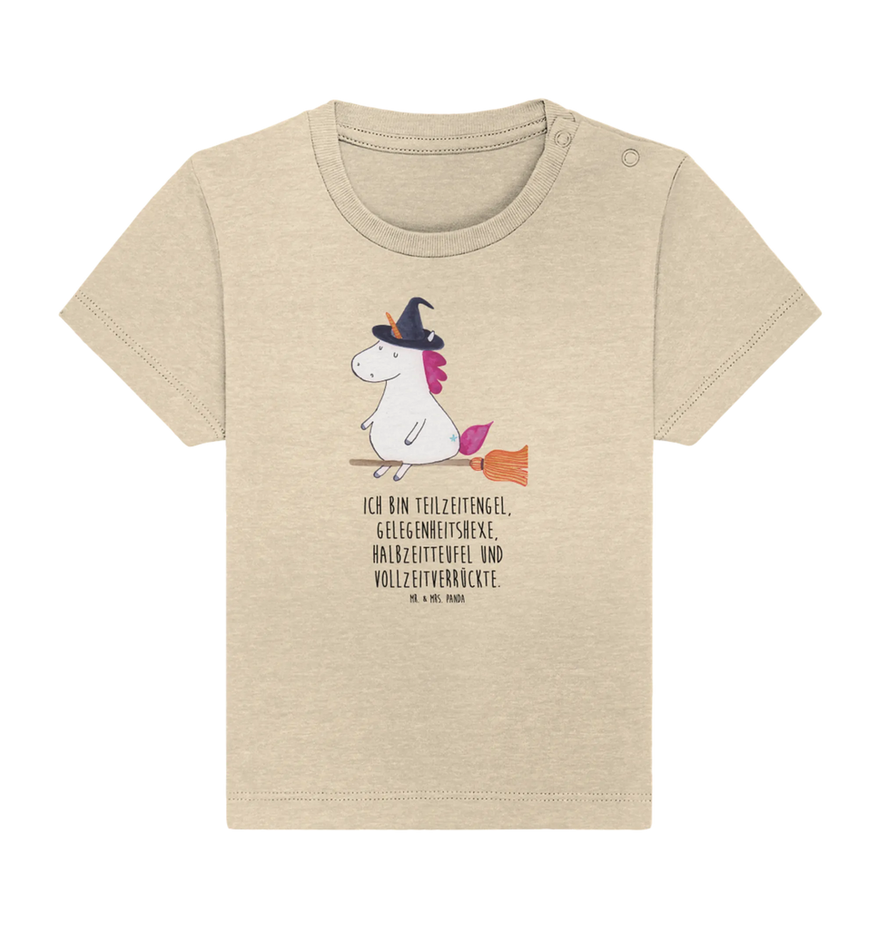 Organic Baby Shirt Einhorn Hexe Baby T-Shirt, Jungen Baby T-Shirt, Mädchen Baby T-Shirt, Shirt, Einhorn, Einhörner, Einhorn Deko, Pegasus, Unicorn, Frau, Ehefrau, Hexe, Teufel, Engel, Verrückte, Freundin, Leben, Zicke