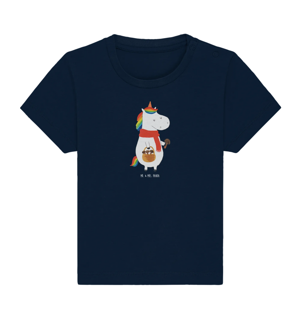 Organic Baby Shirt Einhorn Pilz Baby T-Shirt, Jungen Baby T-Shirt, Mädchen Baby T-Shirt, Shirt, Einhorn, Einhörner, Einhorn Deko, Pegasus, Unicorn, Pilze, Pilzsammler, Motivation, Spruch, Liebeskummer