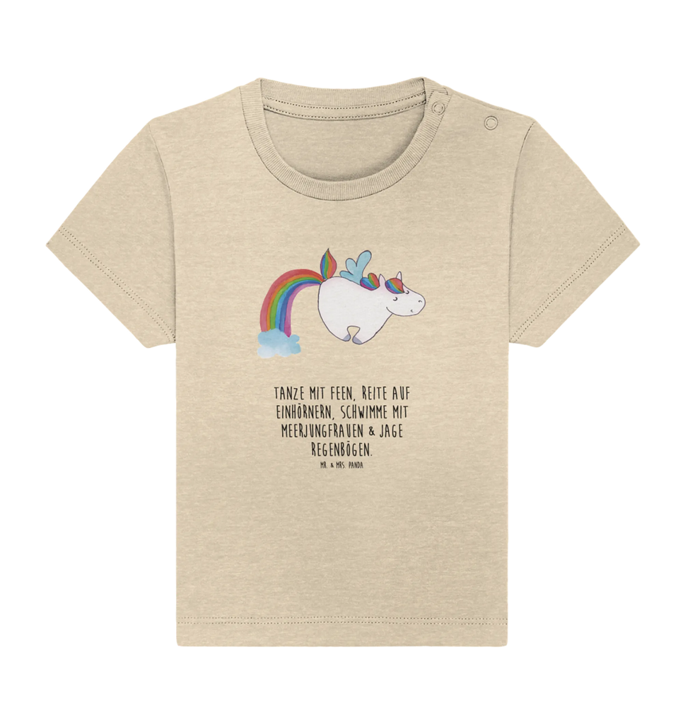 Organic Baby Shirt Einhorn Pegasus Baby T-Shirt, Jungen Baby T-Shirt, Mädchen Baby T-Shirt, Shirt, Einhorn, Einhörner, Einhorn Deko, Pegasus, Unicorn, Regenbogen, Spielen, Realität, Glitzer, Erwachsenwerden