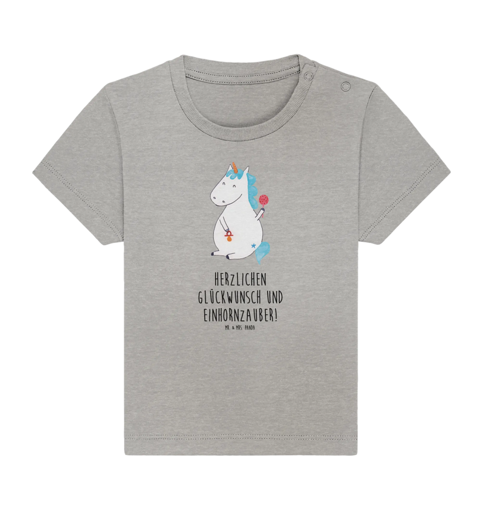 Organic Baby Shirt Einhorn Baby Baby T-Shirt, Jungen Baby T-Shirt, Mädchen Baby T-Shirt, Shirt, Einhorn, Einhörner, Einhorn Deko, Pegasus, Unicorn, Mutter, Geburt, Geburtstag, erstes Kind, Baby, Babyglück, Nachwuchs, Eltern, Party, Kind, Schnuller