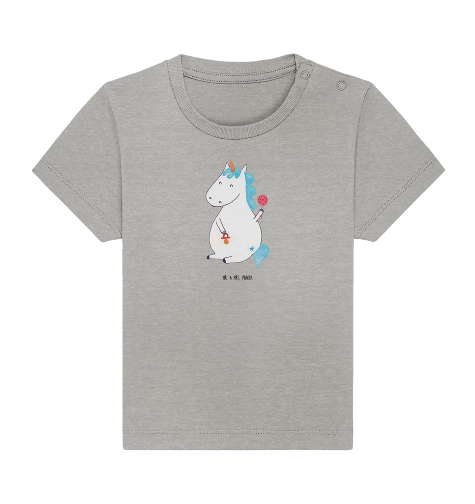 Organic Baby Shirt Einhorn Baby Baby T-Shirt, Jungen Baby T-Shirt, Mädchen Baby T-Shirt, Shirt, Einhorn, Einhörner, Einhorn Deko, Pegasus, Unicorn, Mutter, Geburt, Geburtstag, erstes Kind, Baby, Babyglück, Nachwuchs, Eltern, Party, Kind, Schnuller