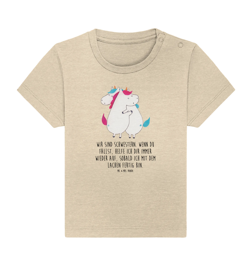 Organic Baby Shirt Einhörner Umarmen Baby T-Shirt, Jungen Baby T-Shirt, Mädchen Baby T-Shirt, Shirt, Einhorn, Einhörner, Einhorn Deko, Pegasus, Unicorn, Freundinnen, Freundin, BFF, Schwester, Schwestern, Familie, Geschwister, Sister, Liebe