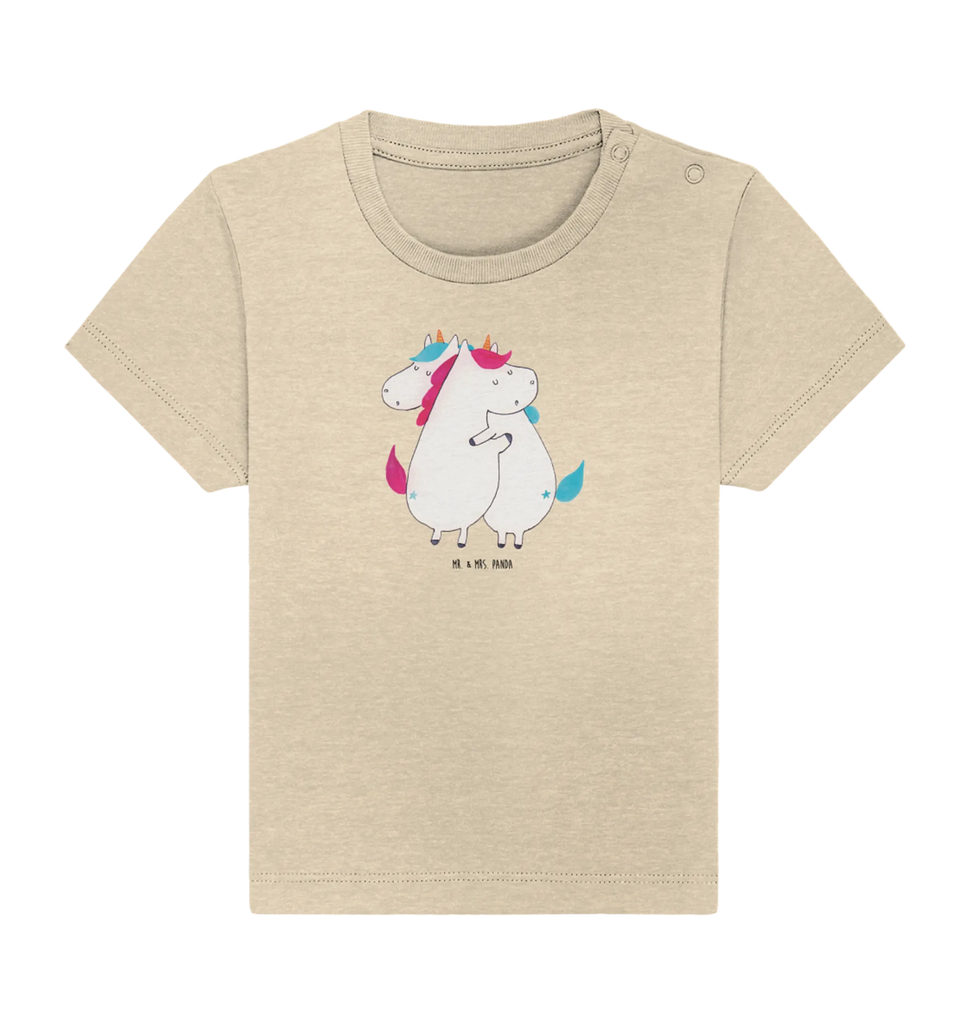 Organic Baby Shirt Einhörner Umarmen Baby T-Shirt, Jungen Baby T-Shirt, Mädchen Baby T-Shirt, Shirt, Einhorn, Einhörner, Einhorn Deko, Pegasus, Unicorn, Freundinnen, Freundin, BFF, Schwester, Schwestern, Familie, Geschwister, Sister, Liebe