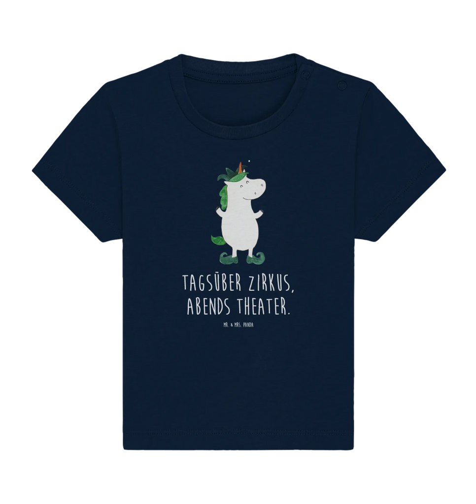 Organic Baby Shirt Einhorn Joker Baby T-Shirt, Jungen Baby T-Shirt, Mädchen Baby T-Shirt, Shirt, Einhorn, Einhörner, Einhorn Deko, Pegasus, Unicorn, Hofnarr, Kasper, Gaukler, Mittelalter